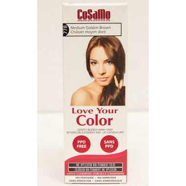 Love Your Color Hair Color CoSaMo Non Permanent Med Gold Brown (1 Count)
