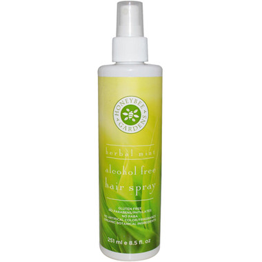 Honeybee Gardens Hair Spray -Alcohol Free Herbal Mint (8 fl Oz)