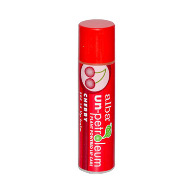 ALba Un-Petroleum Lip Balm with SPF 18 Cherry 0.15 Oz (24 Pack)