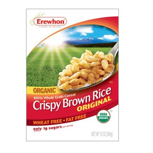 Erewhon Crispy Brown Rice Cereal Gluten Free (12x10 Oz)
