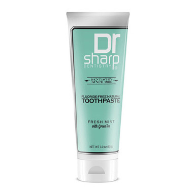 Dr. Sharp Natural Oral Care Toothpaste Fresh Mint with Green Tea (1x3 Oz)