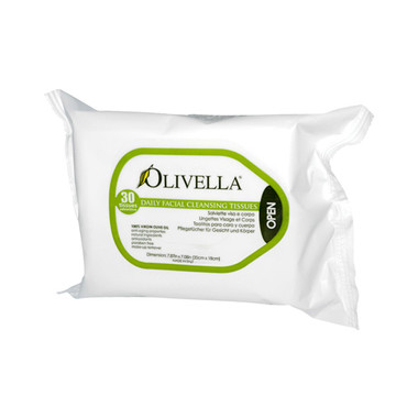 Olivella Daily Facial Cleansing Tissues 30 Tissues