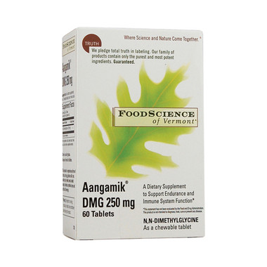 FoodScience of Vermont Aangamik DMG 250 mg (1x60 Chewable Tablets)