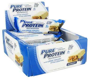 Pure Protein Bar Greek Yogurt Blueberry (12x2.75 Oz)