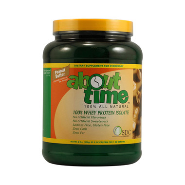 About Time Whey Protein Isolate Peanut Butter (1x2 Lb)