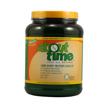 About Time Whey Protein Isolate Unflavored (1x2 Lb)