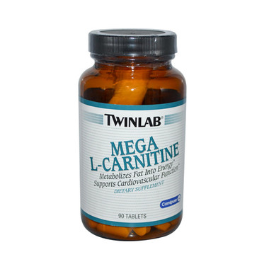 Twinlab Mega L-Carnitine 500 mg 90 Tablets