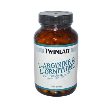 Twinlab L-Arginine and L-Ornithine (100 Capsules)