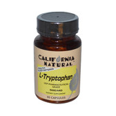 California Natural L-Tryptophan 500 mg (1x30 Capsules)