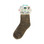 Earth Therapeutics Socks Infused Socks- Brown Pair