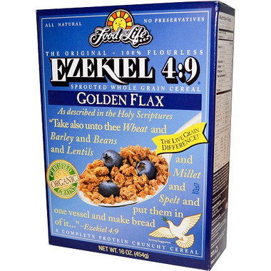 Food For Life Ezekiel 4:9 Golden Flax Cereal (3x16 Oz)