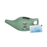 Squip Products Ceramic Neti Pot with 20 Saline Solution Countets (1x13.3 Oz)