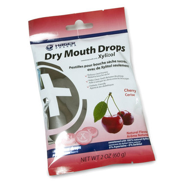 Hager Pharma Dry Mouth Drops Cherry 2 Oz