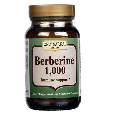 Only Natural Berberine 1000 mg (1x50 Veg Capsules)