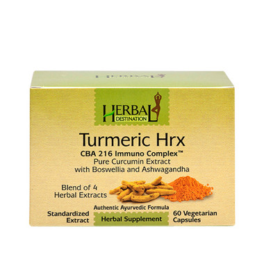Herbal Destination Tumeric Hrx (60 Veg Caps)