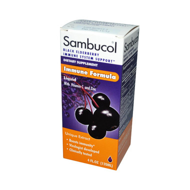Sambucol Black Elderberry Immune Formula Liquid (4 fl Oz)