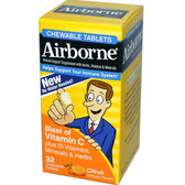 Airborne Chewable Tablets with Vitamin C Citrus (1x32 Tablets)
