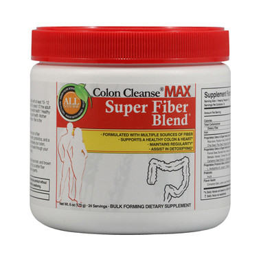 Health Plus Colon Cleanse MAX Super Fiber Blend (1x6 Oz)