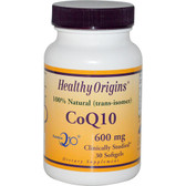 Healthy Origins CoQ10 600 mg (30 Softgels)