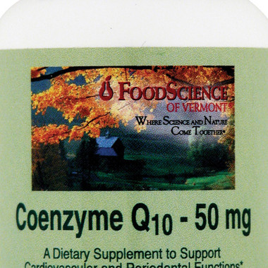 FoodScience of Vermont Coenzyme Q10 50 mg (1x 60 Tablets)