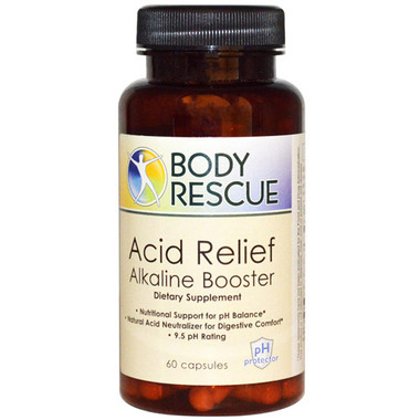Peelu Body Rescue Acid Relief Alkaline Booster (60 Capsules)