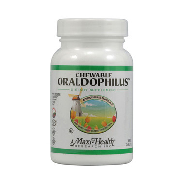 Maxi Health Chewable Oraldophilus Probiotic Formula 100 Tablets