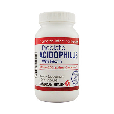 American Health Probiotic Acidophilus with Pectin (100 Capsules)