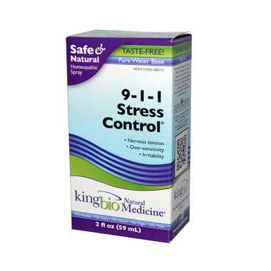 King Bio Homeopathic 911 Stress Control 2 fl Oz