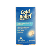NatraBio Cold Relief Non-Drowsy 60 Tablets