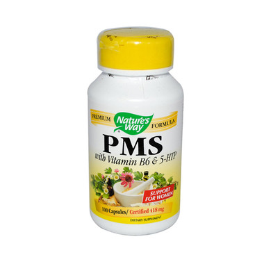 Nature's Way PMS with Vitamin B6 and 5-HTP (100 Capsules)