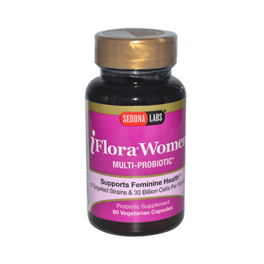 Sedona Labs iFlora Probiotics for Women (60 Veg Capsules)