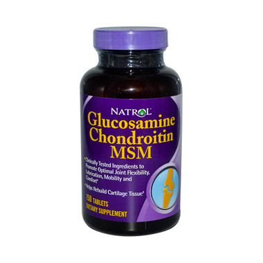 Natrol Glucosamine Chondroitin and MSM (1x150 Tablets)