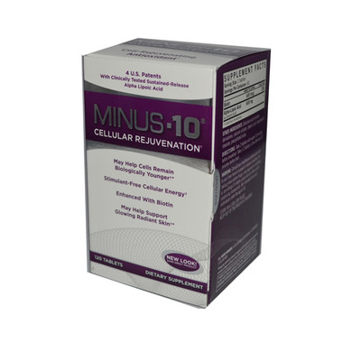 Natrol Minus-10 Cellular Rejuvenation 120 Tablets