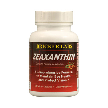 Bricker Labs Zeaxanthin with Lutein (30 Softgels)