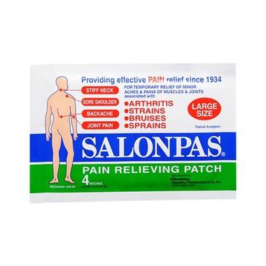 Salonpas Pain Relief Patch Large (1x4 Count)