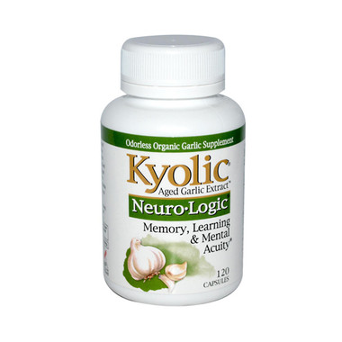 Kyolic Aged Garlic Extract Neuro-Logic Memory, Learning and Mental Acuity (120 Capsules)