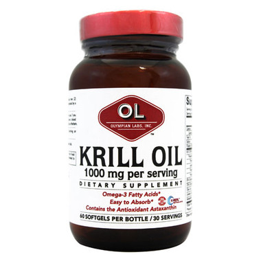Olympian Labs Krill Oil 1000 mg (60 Softgels)