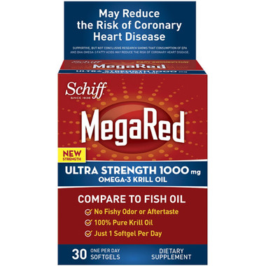 Schiff Vitamins Omega 3 Krill Oil MegaRed Ultra Str 1000 mg (30 Softgels)