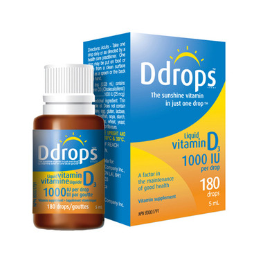 D Drops Vitamin D Drops 1000 IU 180 Drops (1x.17 Oz)