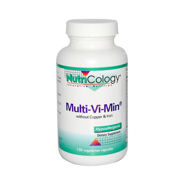 NutriCology Multi-Vi-Min without Copper and Iron (150 Vegetarian Capsules)