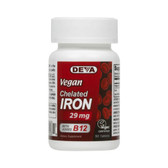 Deva Vegan Vitamins Chelated Iron 29 mg (1x90 Tablets)