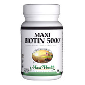Maxi Health Kosher Vitamins Maxi Biotin 5000 (60 Capsules)