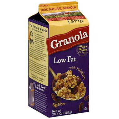 Sweet Home Low Fat Granola (8x20.5Oz)