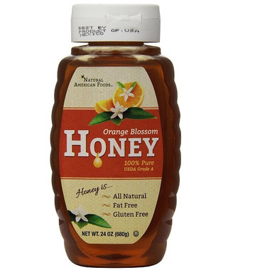 Natural American Orange Blossom Honey (12x12Oz)