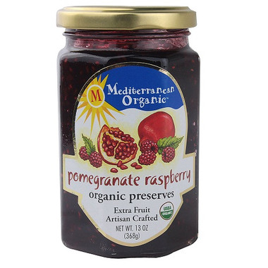 Mediterranean Organics Pomegranate Raspberry Preserves (12x13 Oz)