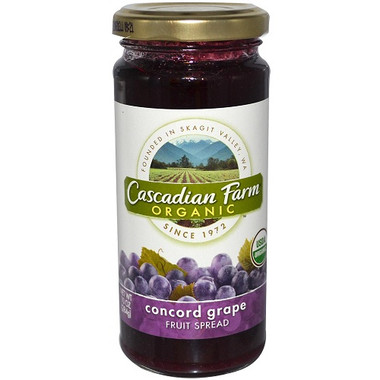Cascadian Farms Grape Fruit Spread (6x10 Oz)