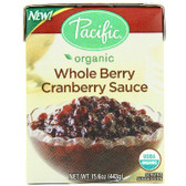 Pacific Natural Foods Whole CranBerry Sauce (12x15.6OZ )