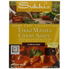 Sukhi's Gluten-Free Tikka Masala Sauce (6x3Oz)