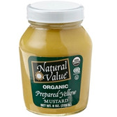 Natural Value Mustard Yellow Organic (12x8Oz)