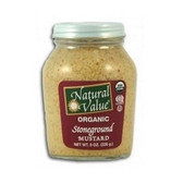 Natural Value Organic Stoneground Mustard (12x8Oz)